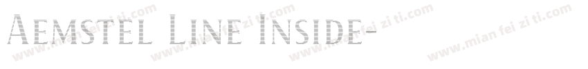 Aemstel Line Inside字体转换